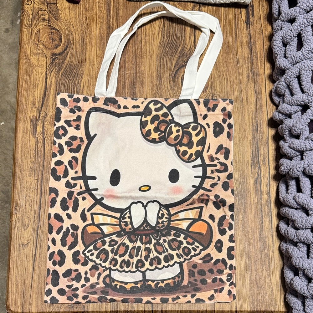 Hello Kitty Cream Canvas Tote